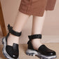 Spring Summer Thick-soled Ankle Strap Casual Sneakers