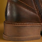 huidiyu Vintage Buckle Studded British Leather Boots