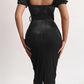 Elegant Solid With Belt Asymmetrical V Neck One Step Skirt Dresses(7 Colors)