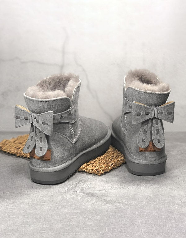 huidiyu Suede Non-slip Winter Snow Boots