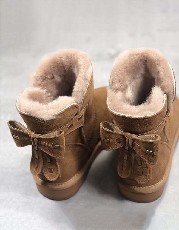 huidiyu Suede Non-slip Winter Snow Boots