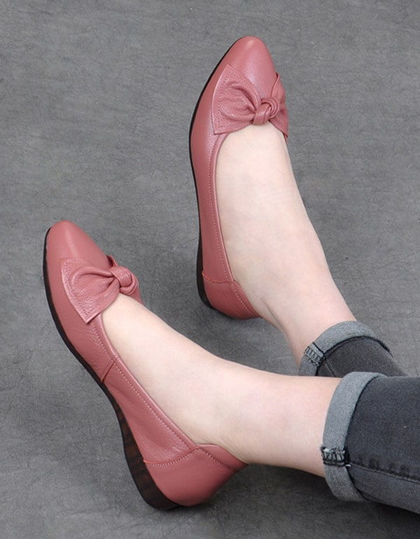 Spring Summer Pointed Toe Comfort Flat Shoes