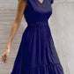 Fashion Casual Solid Split Joint V Neck Irregular Dresses(7 colors)
