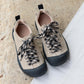 Round Head Lace-up Non-slip Leather Walking Sneakers