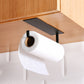 1pc Kitchen Carbon Steel Paper Towel Holder, No Punch Paper Towel Holder, Household Paper Hanger, Storage Rack 22*6*7.5cm/2.95*8.66*2.36in