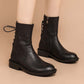 Real Leather Non-slip Waterproof Back Lace-up Boots
