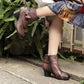Retro Handmade Chunky Boots | Gift Shoes