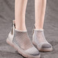 Summer Mesh Breathable Retro Leather Sandals Boots