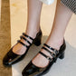 Spring Vintage Strappy Mary Jane Shoes