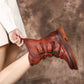Real Leather Buckles Comfortable Winter Boots
