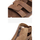 Square Toe Handmade Retro Soft Leather Strap Sandals
