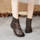 Retro Handmade Casual Leather Short Boots | Gift Shoes