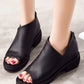 Summer Fish Toe Leather Sandals