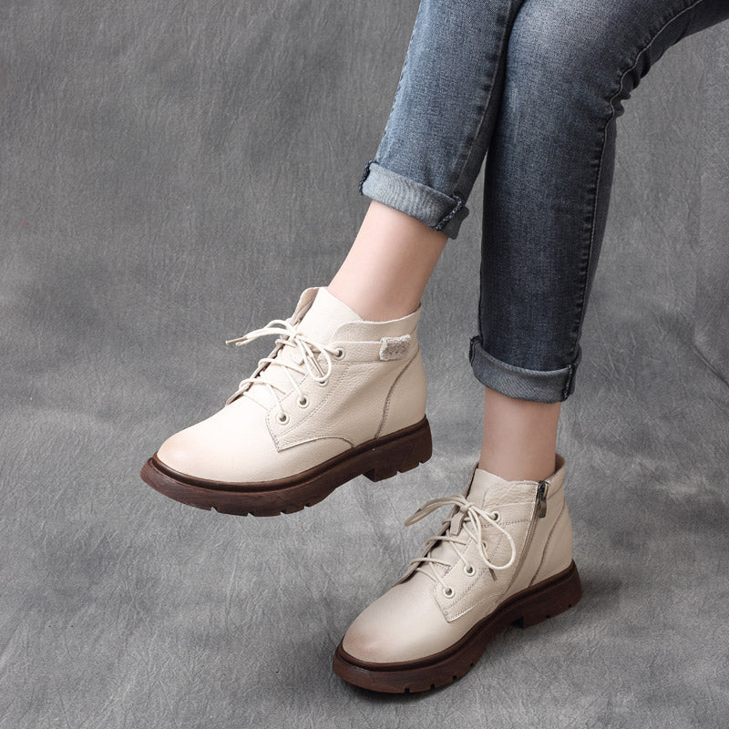 Retro Casual Comfortable Short Boots | Gift Shoes