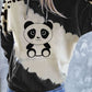 Fashion British Style Print Patchwork Hooded Collar Tops(4 colors)
