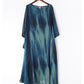 Summer Printed Silk Two-piece Maxi Dress