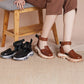 Spring Summer Thick-soled Ankle Strap Casual Sneakers