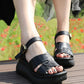 Summer Adjustable Retro Wedge Sandals