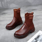 Retro Casual Leather Handmade Martin Boots | Gift Shoes