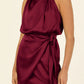 Elegant Solid Solid Color Halter One Step Skirt Dresses(6 Colors)