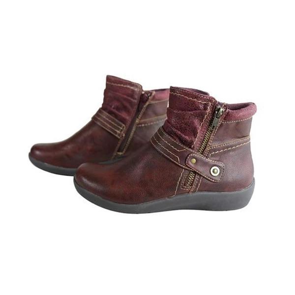 Round Head Casual Women's Ankle Boots**