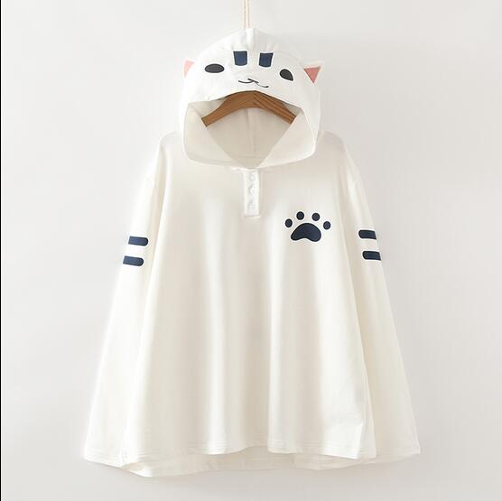Japanese cute cat ear long sleeve Hoodie sweater #339