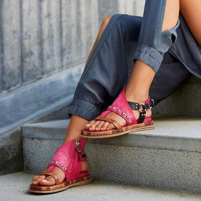 Women Artificial leather Platform Sandals *