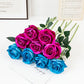1pcs Artificial Flowers Bouquet, Beautiful Silk Roses, Wedding Home Table Decor, Fake Plants Valentine's Day Present