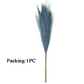 1pc, Artificial Flower, Plastic Silk Cloth Pampas Grass Bundle, Fake Plant Decor, 56CM/22IN
