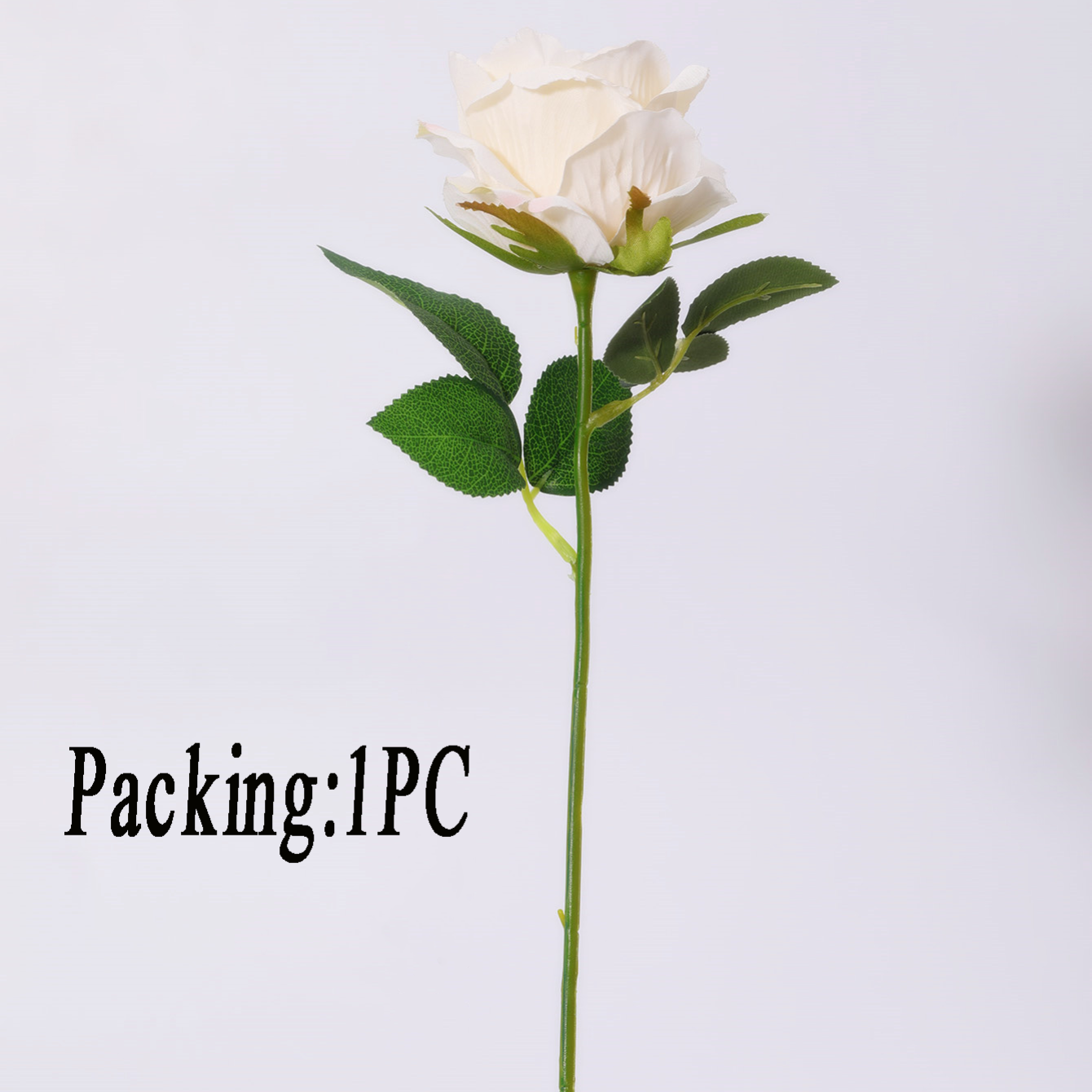 1pc/5pcs Artificial Flowers Stem, Silk Flowers Fake Long Stem Artificial Roses For Home Kitchen Wendding Decoration