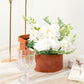1 Set DIY Flower, Artificial Flowers Plastic Flowers Plants Bouquets For Bridal Shower Decoration Wedding