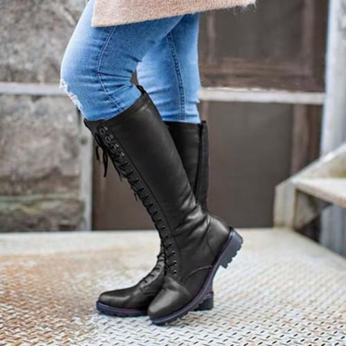 *Closed Toe Vintage Winter Boots - Veooy