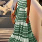 Florcoo Geometric Printed Loose Ankle Length Dress - Veooy