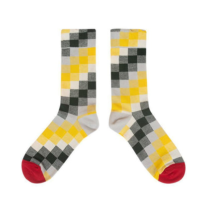 Muiticolor Plaid Socks 💖