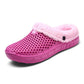 Women Lightweight Breathable Cotton Plush Lining Slip-on Walking Shoes - veooy