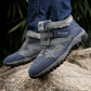Men's Comfy Warm Suede Hook Loop Ankle Boots - veooy