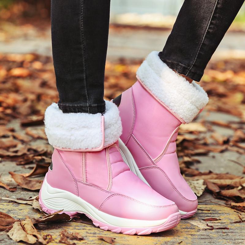 Women's Outdoor Anti-skid Warm Snow Boots - veooy