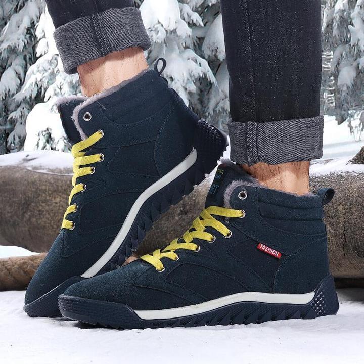 Men Winter Cotton Sneaker Boots - veooy