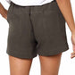 Adjustable Waist Cotton Casual Shorts