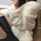 Warm Big Lapel Long Sleeve Plain Elegant Coats