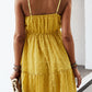 Fashion Street Solid V Neck A Line Mini Dresses(4 Colors)