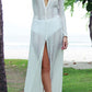 Fashion  Simplicity Solid See-through Swimwears Cover Up