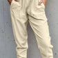 Fashion Casual Solid Split Joint Loose Mid Waist Pencil Bottoms