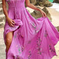 Fashion Street Print V Neck Irregular Dresses(4 Colors)