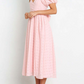 Fashion Solid Split Joint Square Collar Cake Skirt Dresses(3 colors)