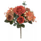 1pc Artificial Flowers, Retro Silk Rose Bouquet, Artificial Flowers Stem, Home Decor
