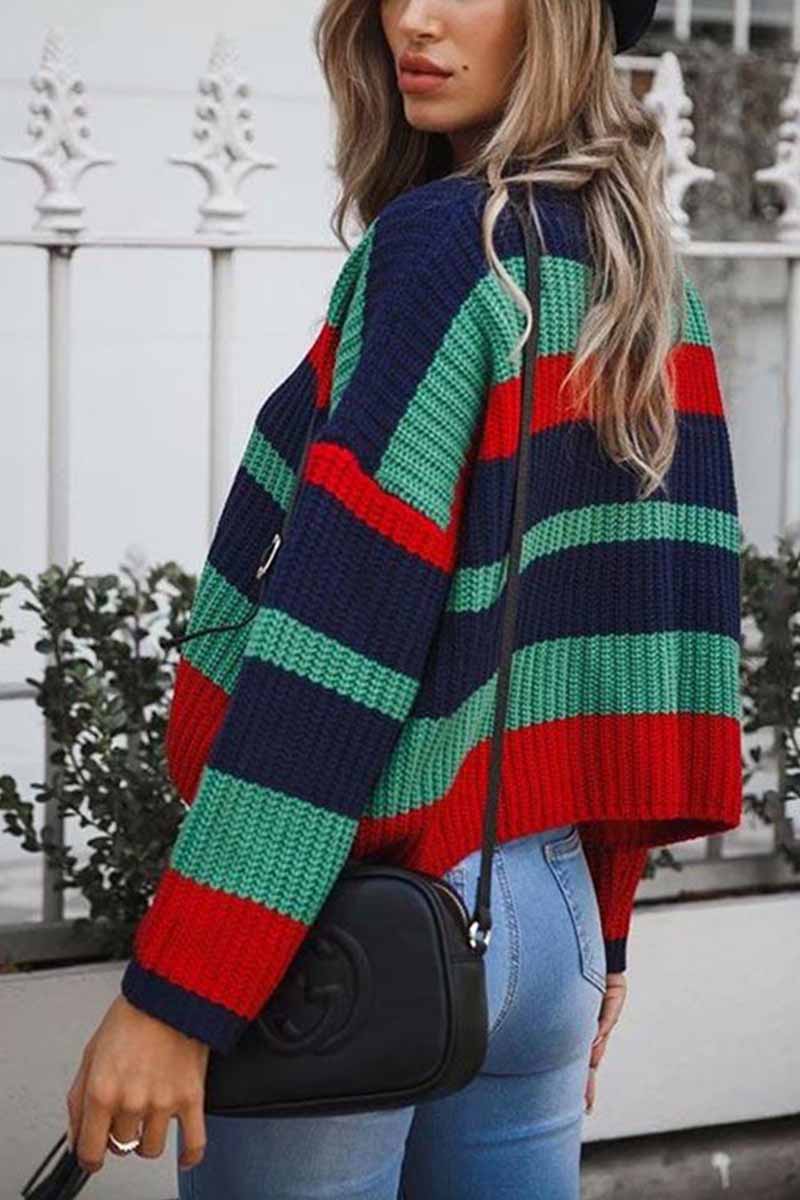 Round Neck Loose Knit Sweater 💖