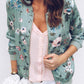 Casual Fashion Printed Round Neck Long Sleeve Jacket(3 Colors) 💖