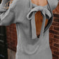 Comfy Backless Lace-Up Bandage Sweater 💖