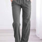Pockets Drawstring Solid Loose Casual Fall Pants(6 Colors) 💖